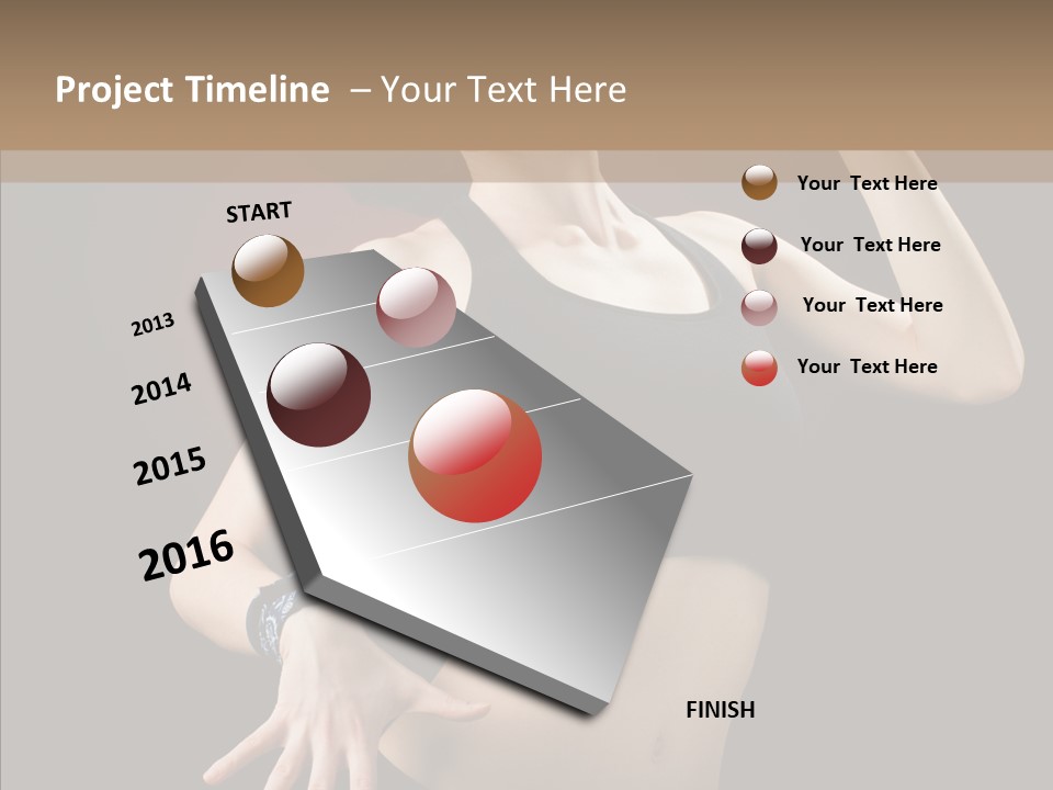 Erotic Girl Young PowerPoint Template