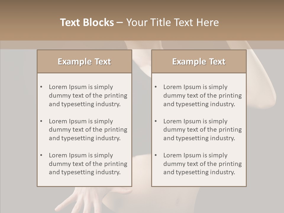 Erotic Girl Young PowerPoint Template