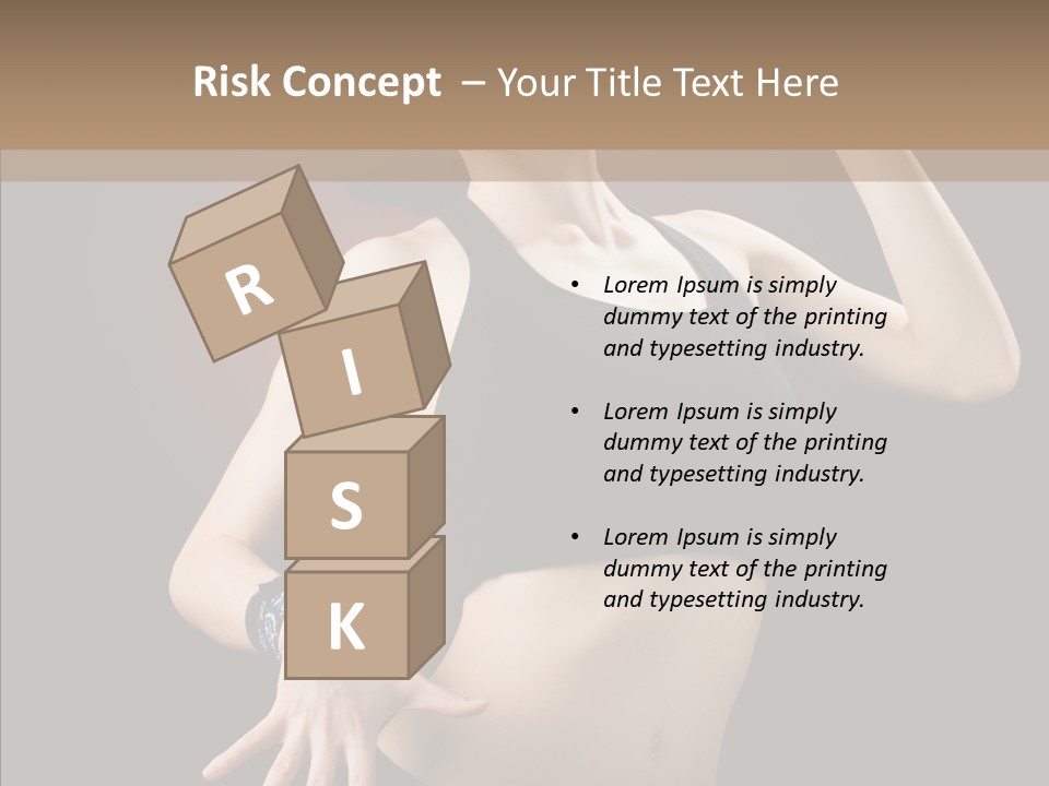 Erotic Girl Young PowerPoint Template