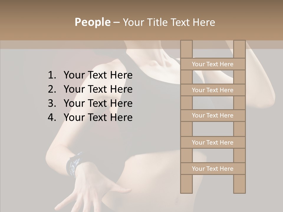 Erotic Girl Young PowerPoint Template