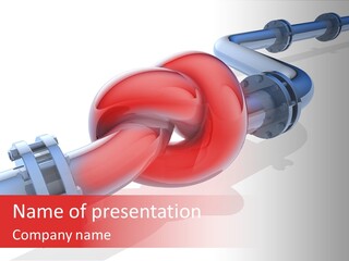 Technology Crane Pipeline PowerPoint Template