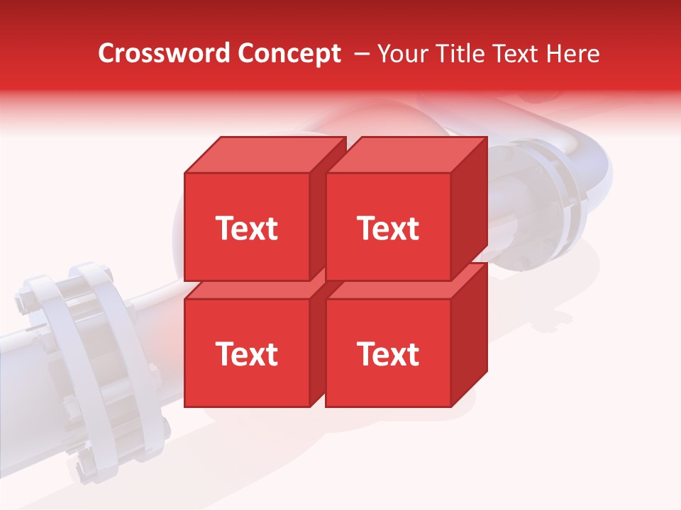 Technology Crane Pipeline PowerPoint Template