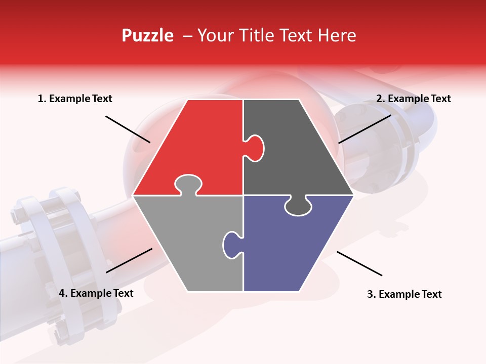 Technology Crane Pipeline PowerPoint Template