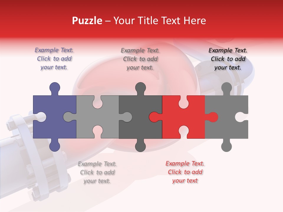 Technology Crane Pipeline PowerPoint Template