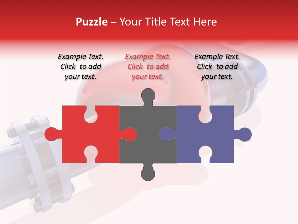 Technology Crane Pipeline PowerPoint Template