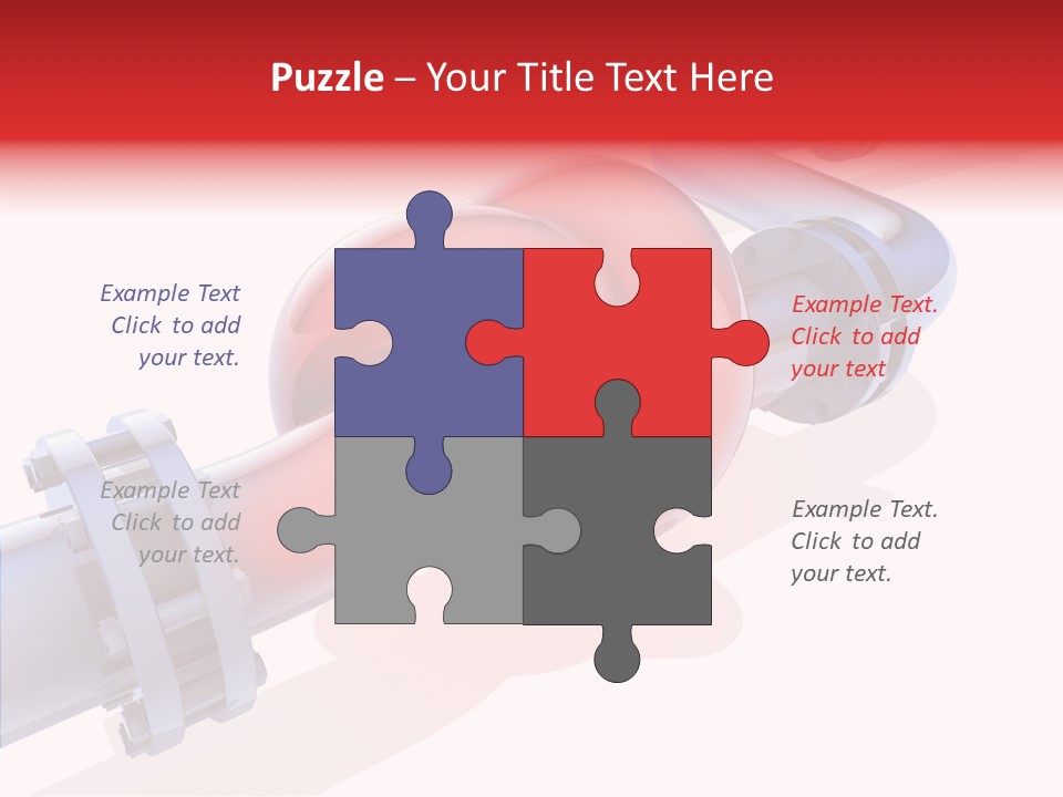 Technology Crane Pipeline PowerPoint Template