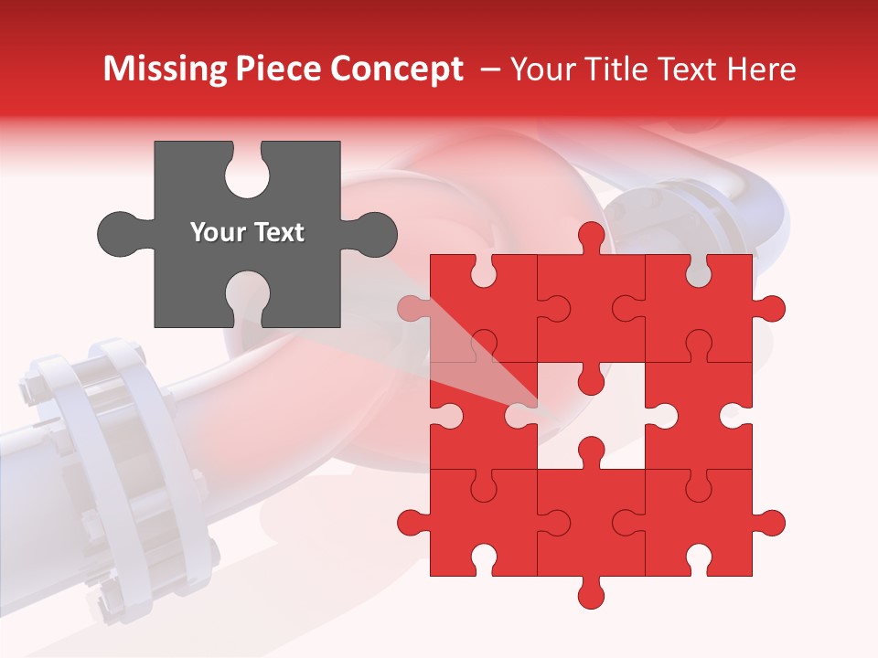 Technology Crane Pipeline PowerPoint Template