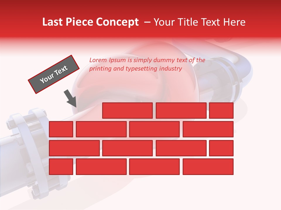Technology Crane Pipeline PowerPoint Template