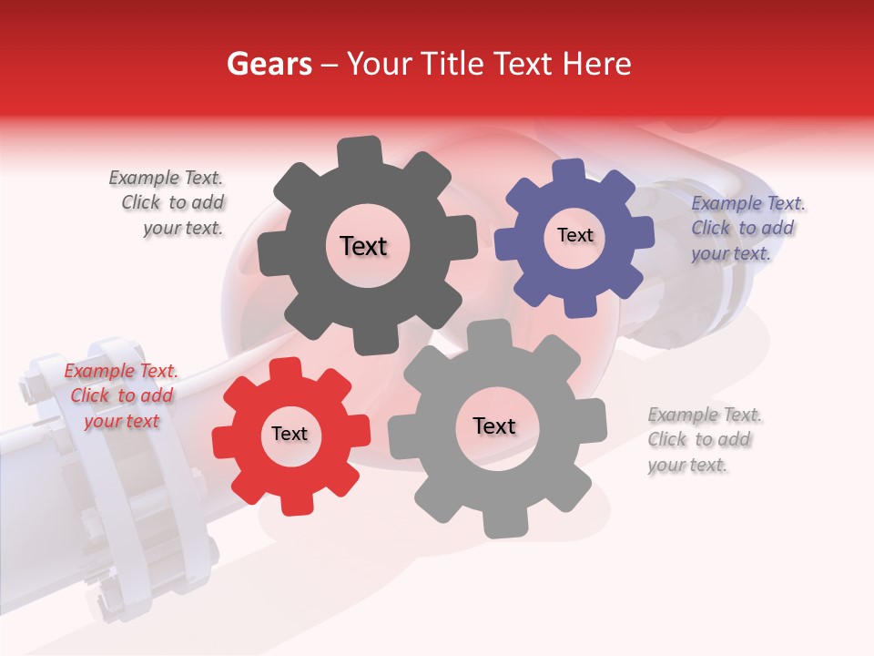 Technology Crane Pipeline PowerPoint Template