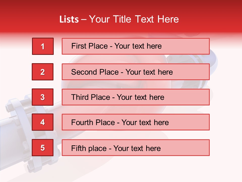 Technology Crane Pipeline PowerPoint Template