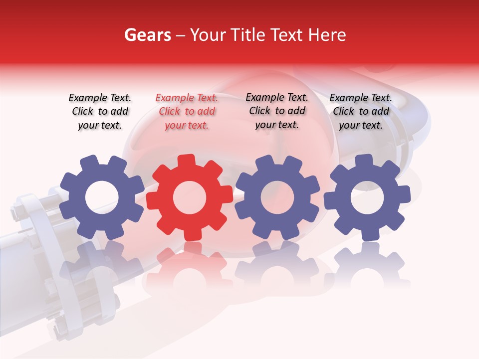 Technology Crane Pipeline PowerPoint Template