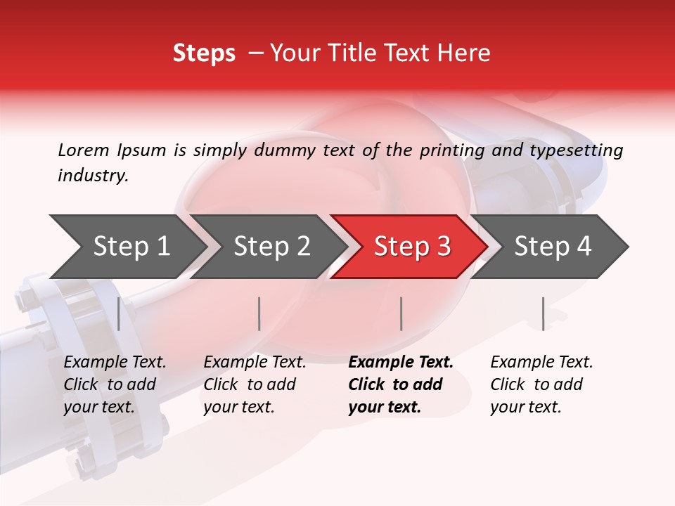 Technology Crane Pipeline PowerPoint Template