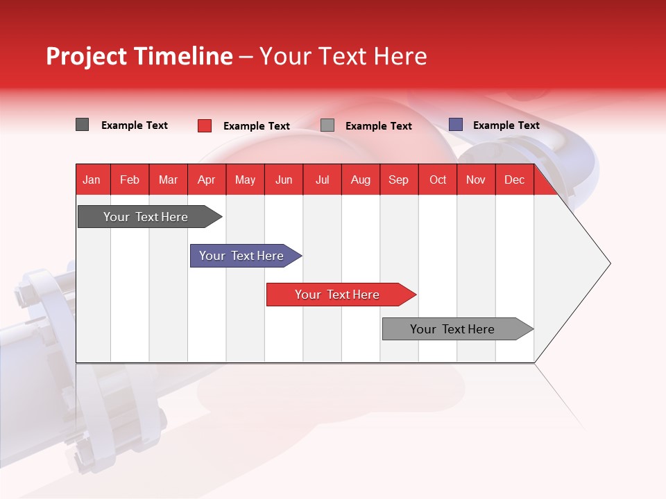 Technology Crane Pipeline PowerPoint Template