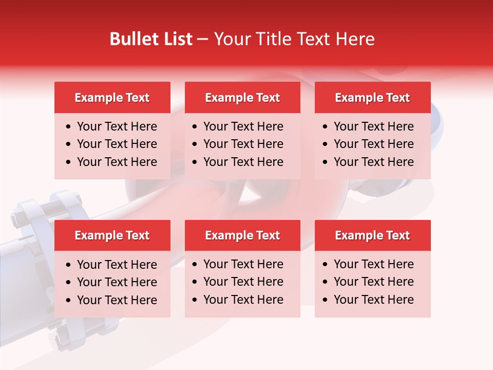 Technology Crane Pipeline PowerPoint Template