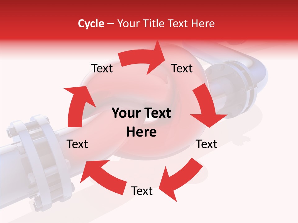 Technology Crane Pipeline PowerPoint Template