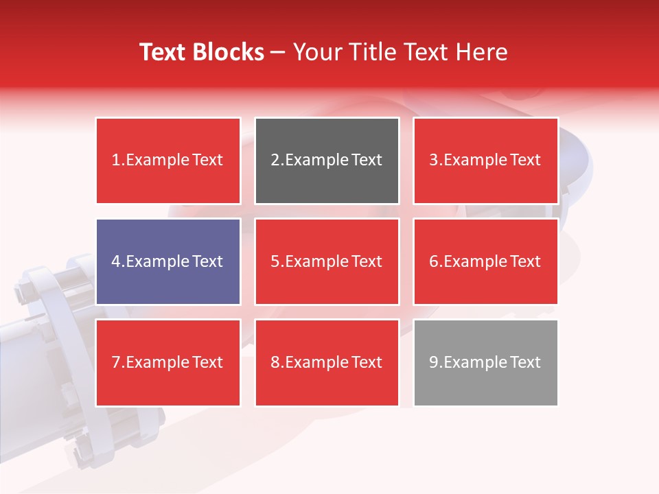 Technology Crane Pipeline PowerPoint Template