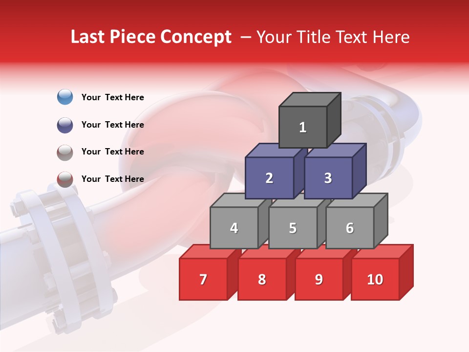 Technology Crane Pipeline PowerPoint Template