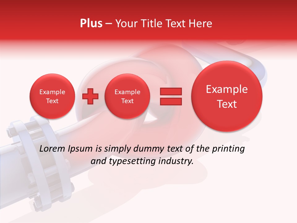 Technology Crane Pipeline PowerPoint Template