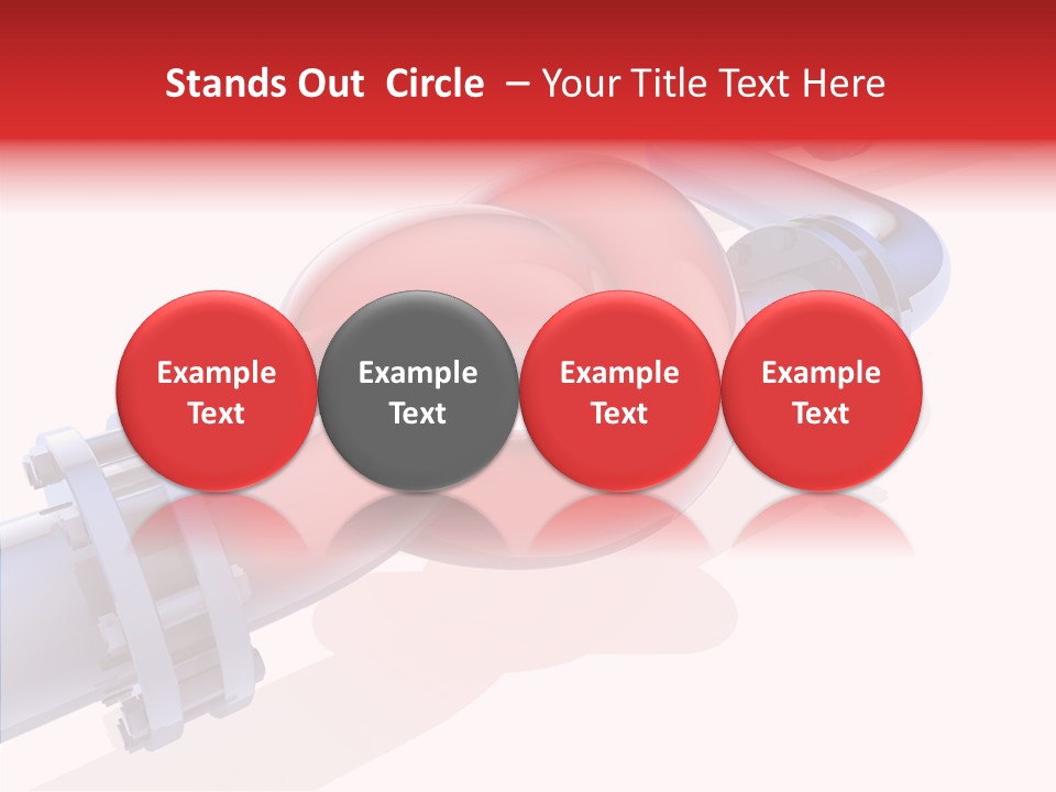 Technology Crane Pipeline PowerPoint Template