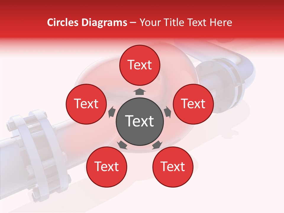 Technology Crane Pipeline PowerPoint Template