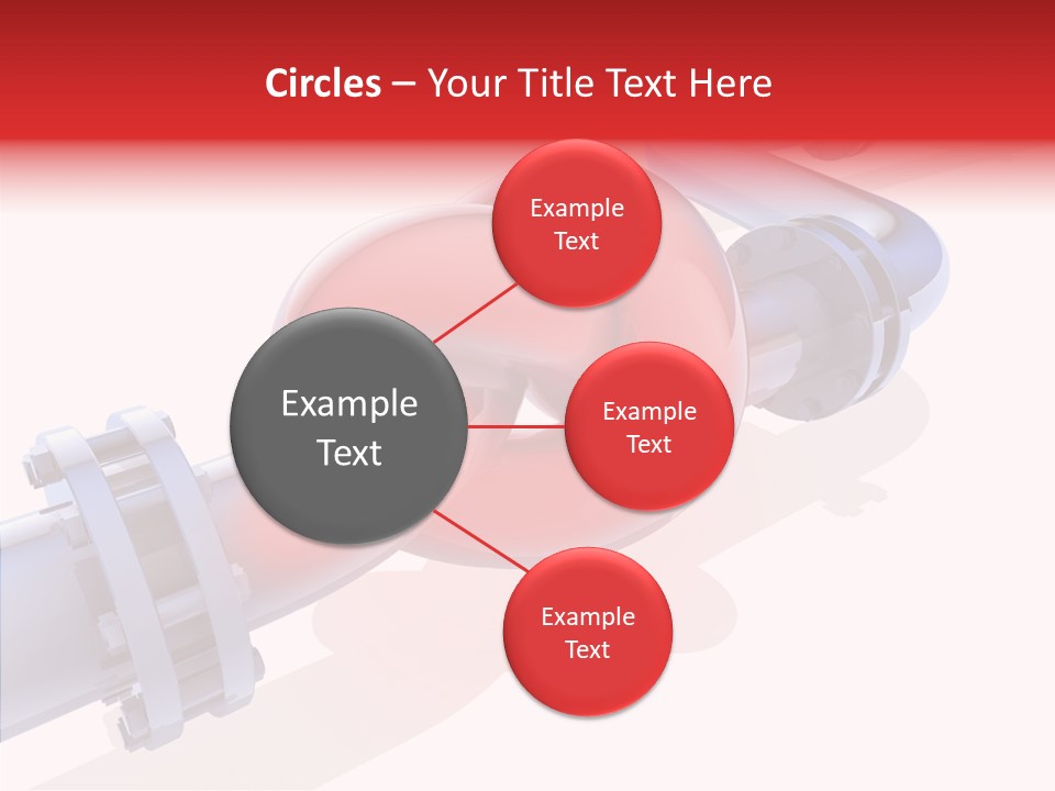 Technology Crane Pipeline PowerPoint Template