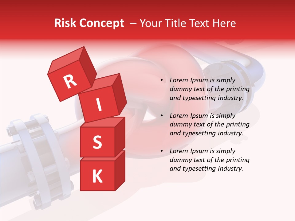 Technology Crane Pipeline PowerPoint Template