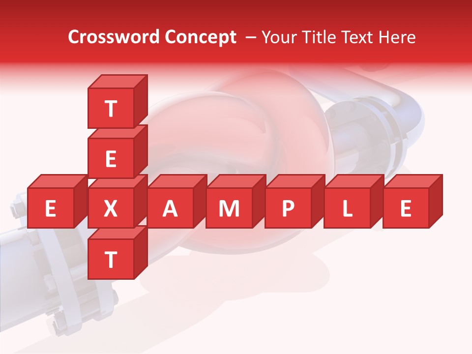 Technology Crane Pipeline PowerPoint Template