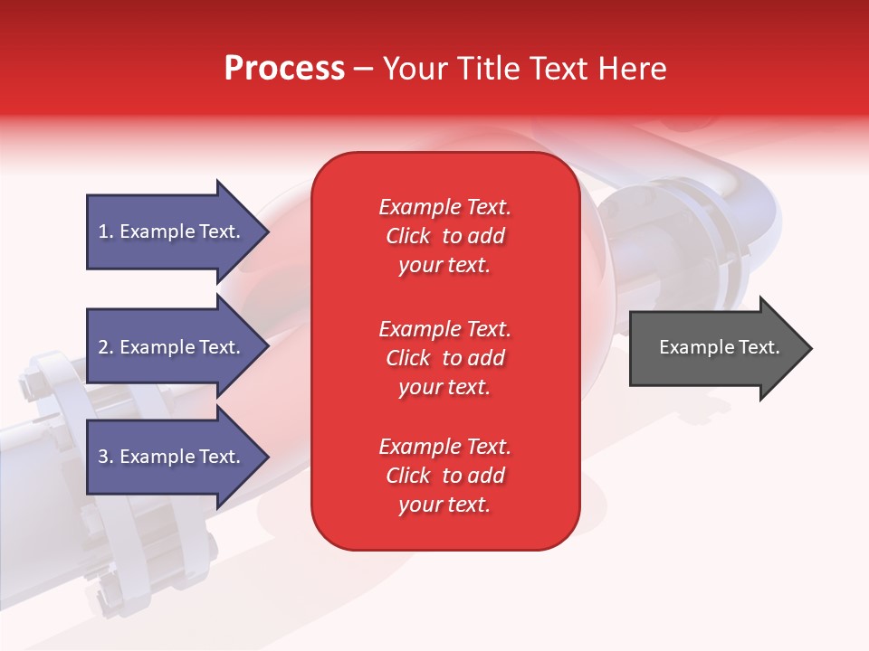 Technology Crane Pipeline PowerPoint Template