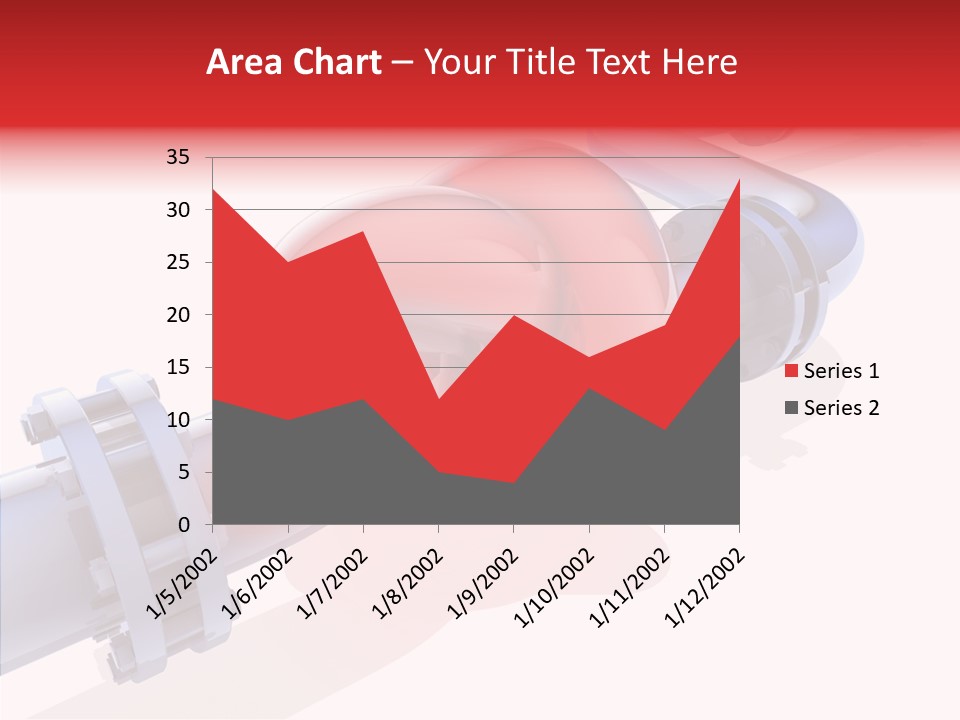 Technology Crane Pipeline PowerPoint Template