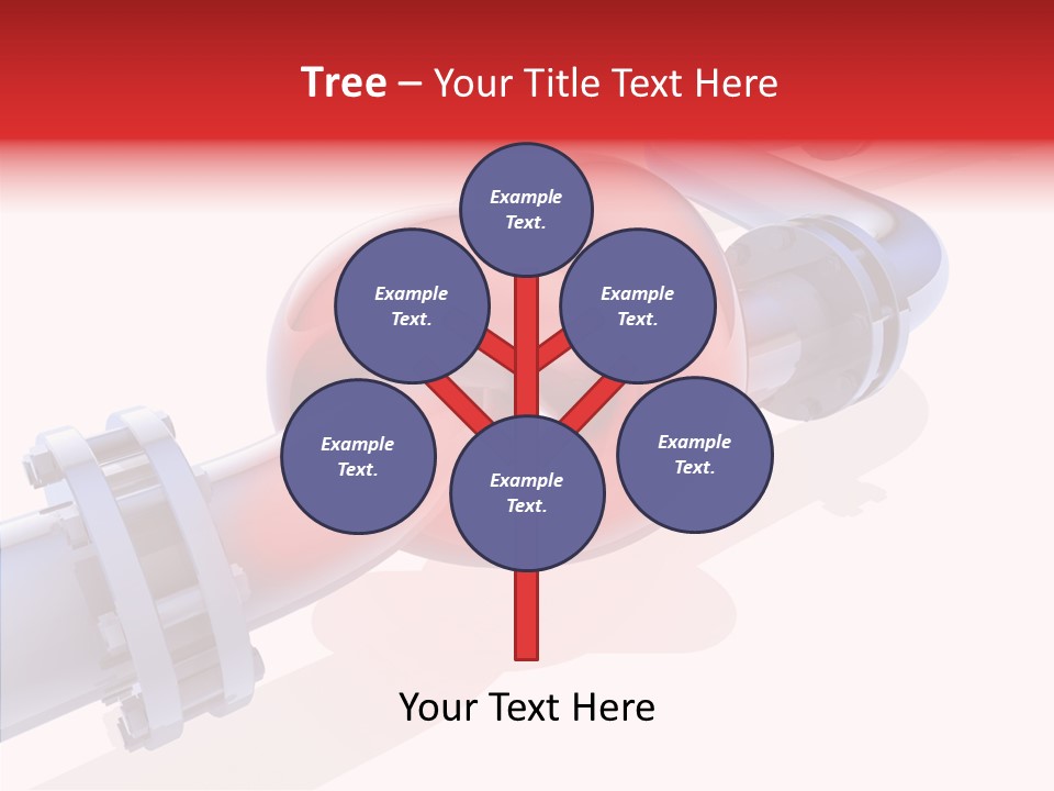 Technology Crane Pipeline PowerPoint Template