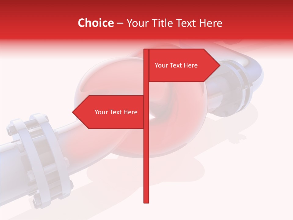 Technology Crane Pipeline PowerPoint Template