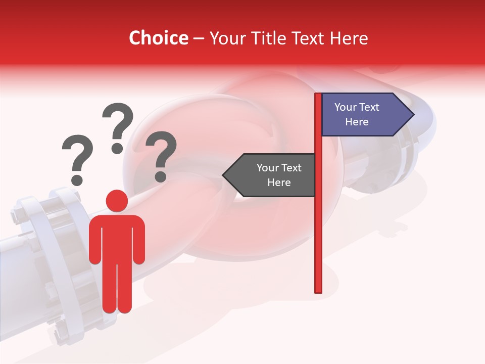 Technology Crane Pipeline PowerPoint Template