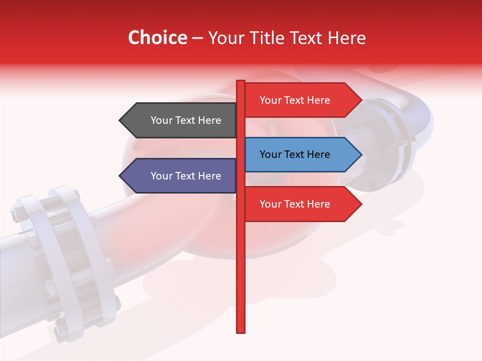 Technology Crane Pipeline PowerPoint Template
