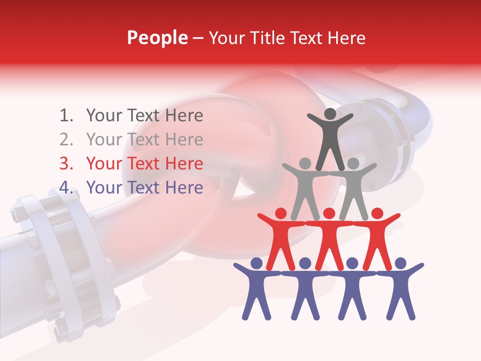 Technology Crane Pipeline PowerPoint Template