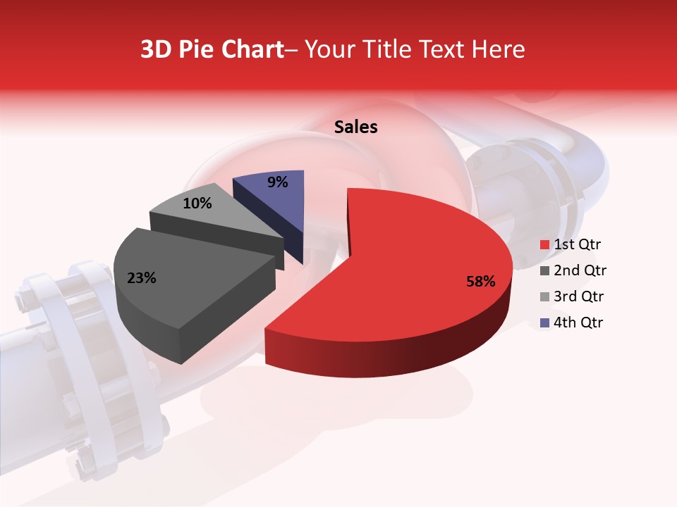Technology Crane Pipeline PowerPoint Template