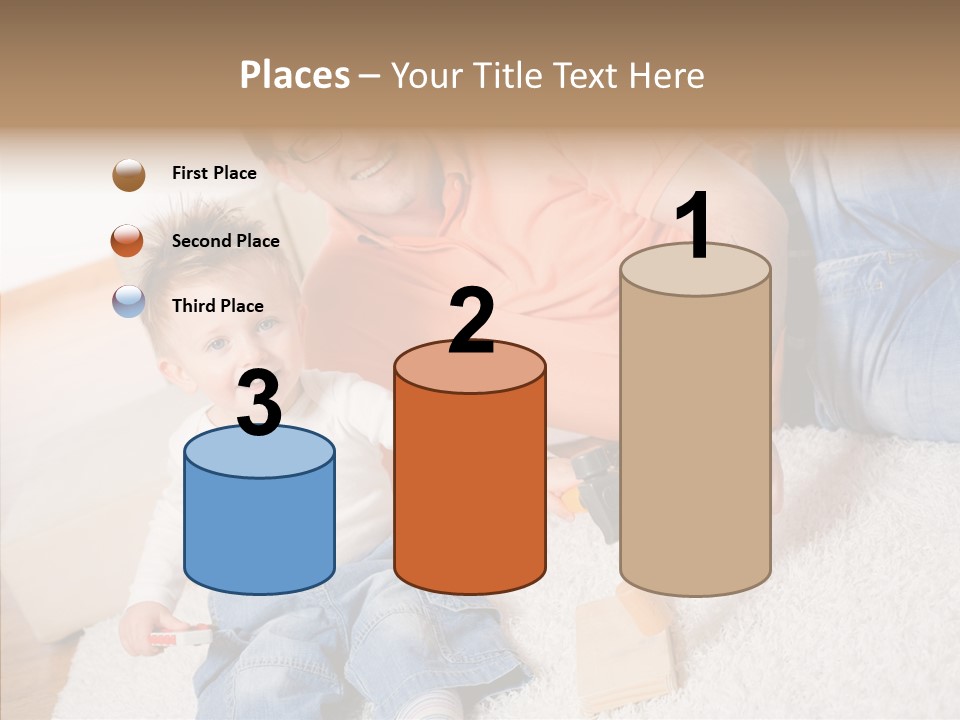 Casual Relation Man PowerPoint Template