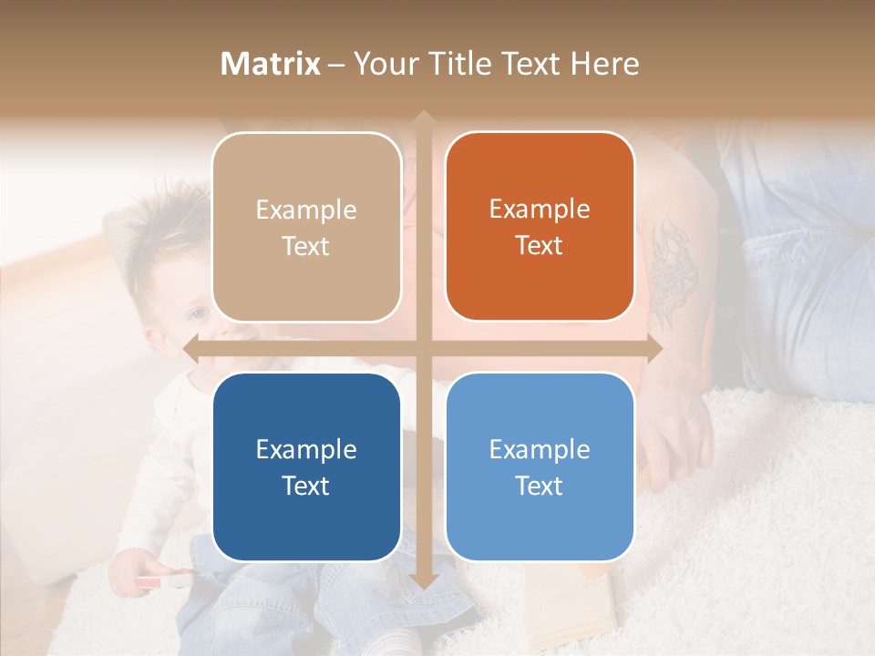 Casual Relation Man PowerPoint Template