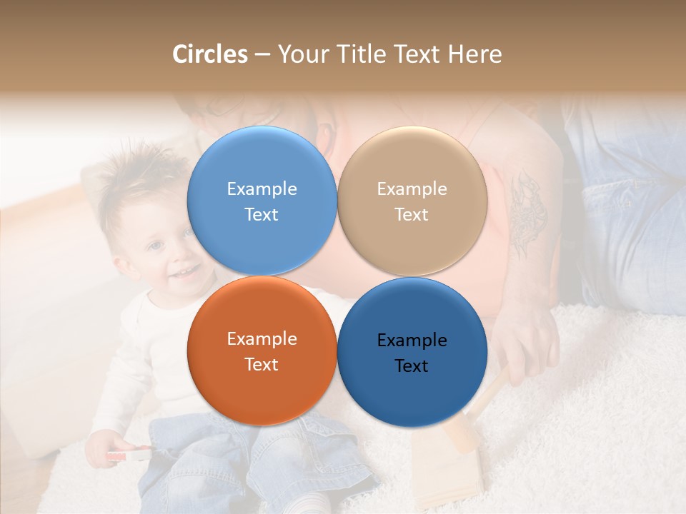 Casual Relation Man PowerPoint Template