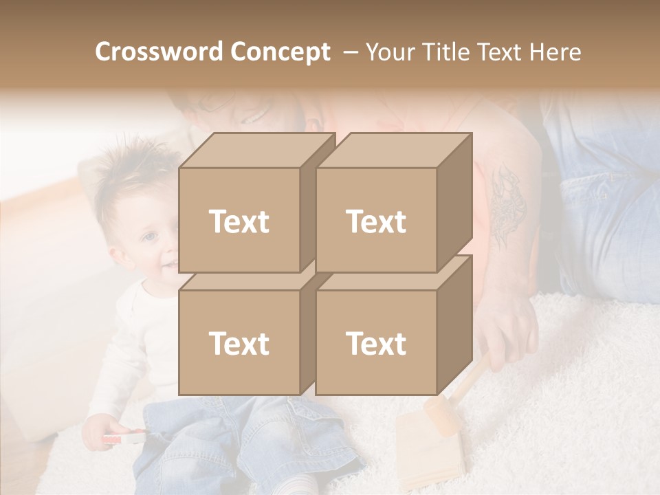Casual Relation Man PowerPoint Template