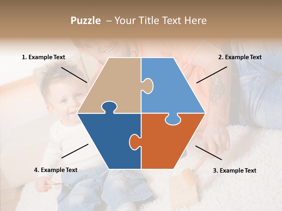 Casual Relation Man PowerPoint Template
