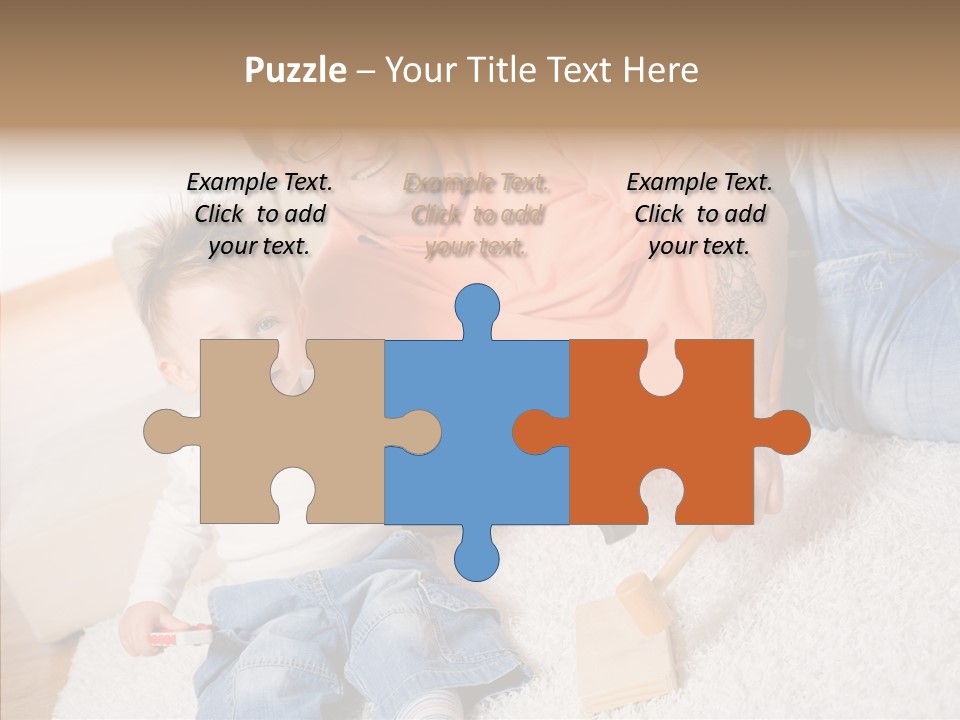 Casual Relation Man PowerPoint Template