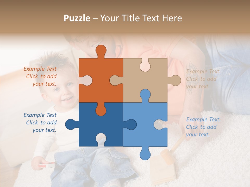 Casual Relation Man PowerPoint Template