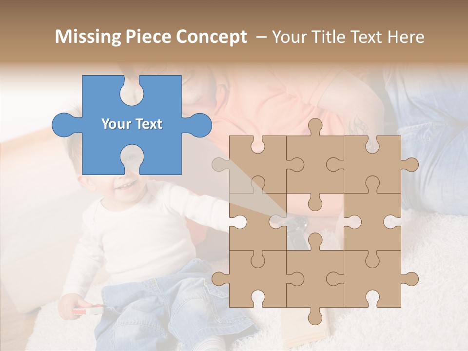 Casual Relation Man PowerPoint Template