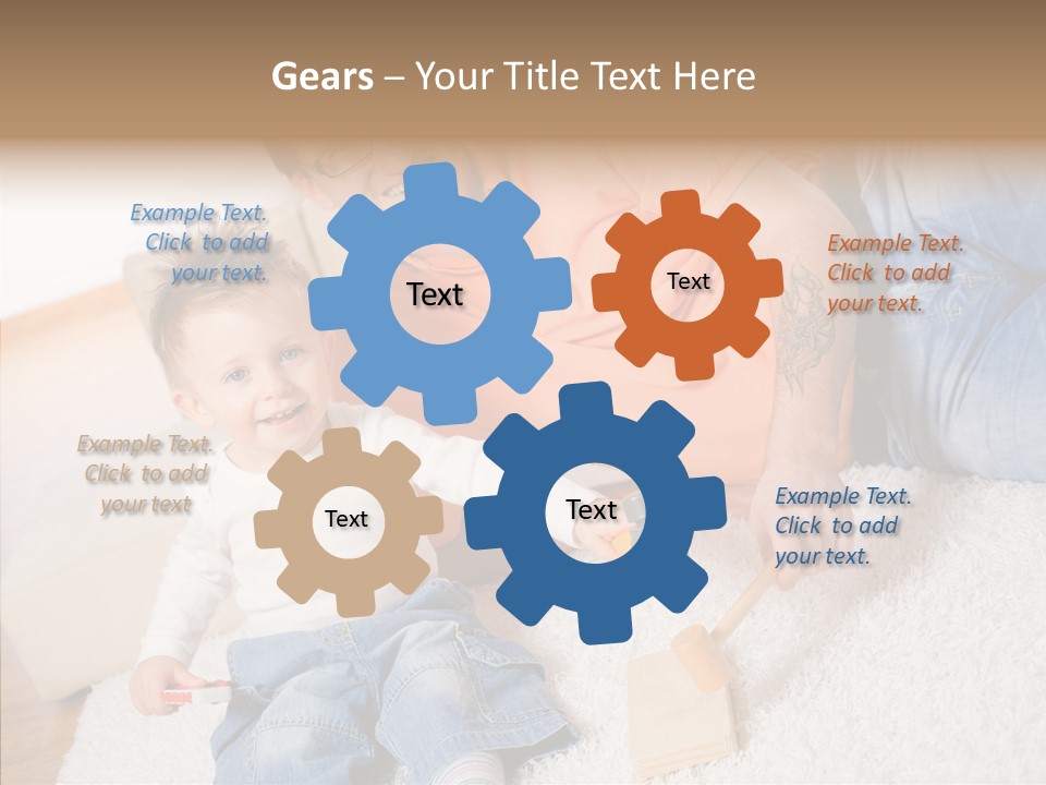 Casual Relation Man PowerPoint Template