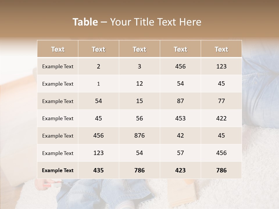 Casual Relation Man PowerPoint Template