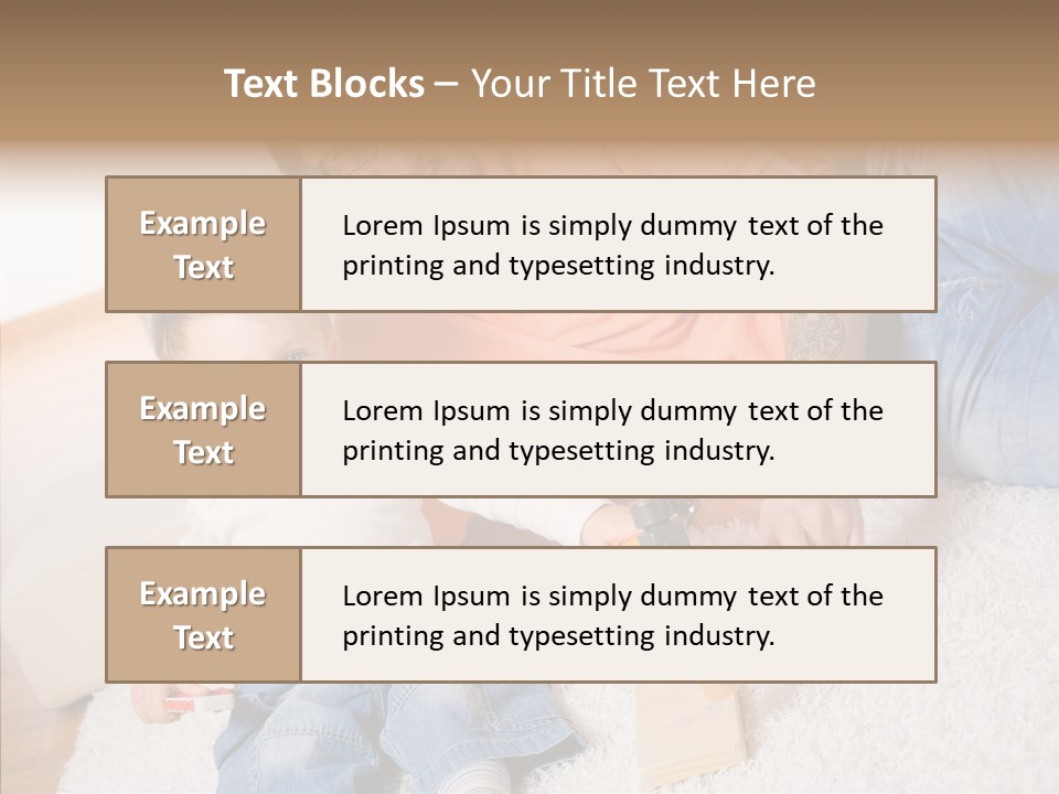 Casual Relation Man PowerPoint Template