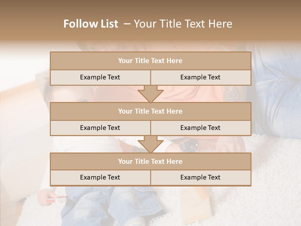 Casual Relation Man PowerPoint Template