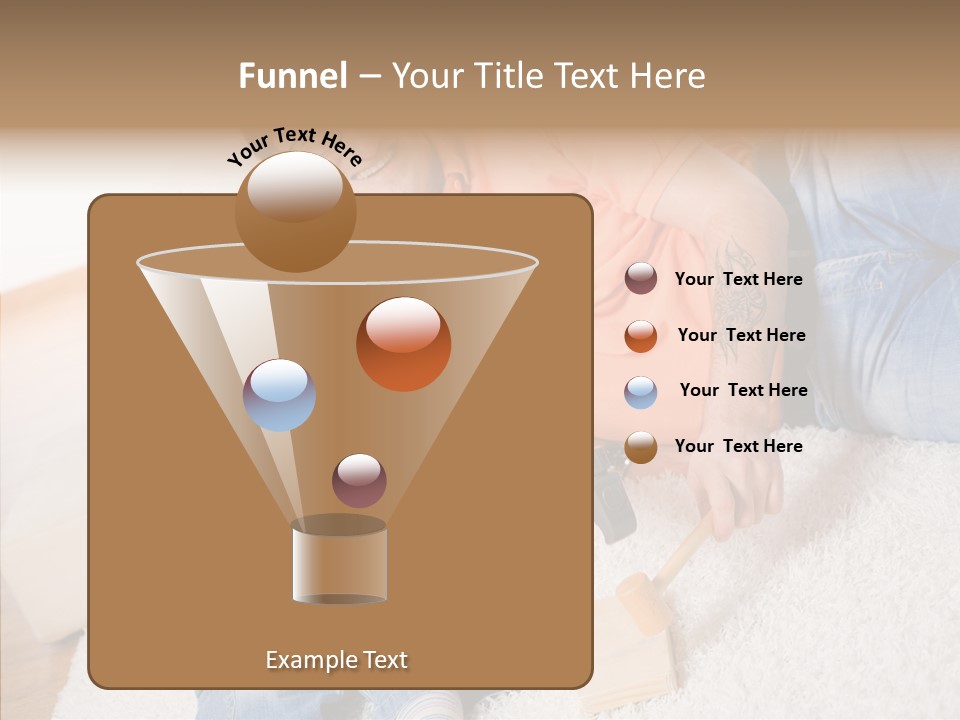 Casual Relation Man PowerPoint Template