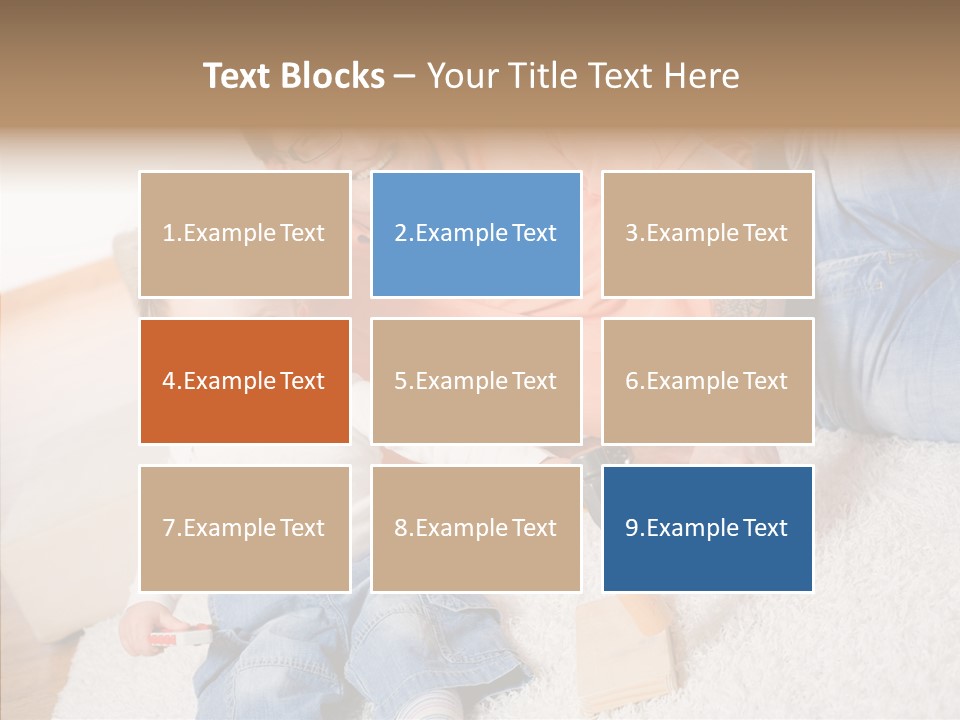 Casual Relation Man PowerPoint Template