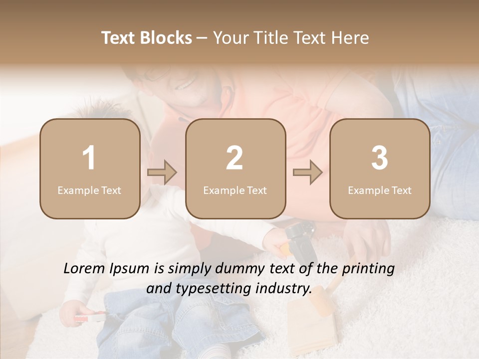 Casual Relation Man PowerPoint Template